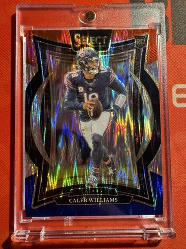 2024 Panini Select - Concourse Caleb Williams #25 Red & Blue Shock Prizm (RC) 🔥