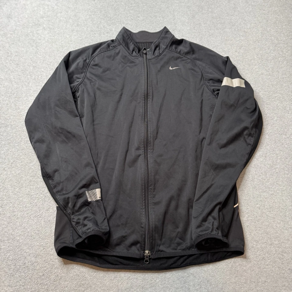 Chaqueta de Correr Nike Para Hombre Mediana Reflectante Forrada de Vellón Ligera Cortavientos Foto 2 de 4