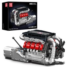 10203 V8 Engine Building Blocks Sets, V8 Engine Model kit That Run, Build You...