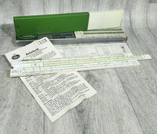 Faber Castell Log Log 57/89 – Vintage 1971 Slide Rule w/ Origonal Box & Manual