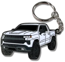 Chevy Keychain Compatible with Chevy Silverado 1500 Accessories - Toy Truck G...
