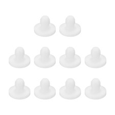 10pcs Hole Plug 1/8 Inch (3mm) Button Plugs Fit for 3mm Hole, White