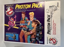 THE REAL GHOSTBUSTERS PROTON PACK IN BOX VINTAGE KENNER INCOMPLETE. AMAZING BOX
