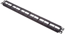 PANDUIT 24-port modular patch panel frame CPP24WBLY