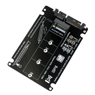 M.2 B Key to Hard Disk Adapter for Multiple Size 2230 2242 2260 2280 Data