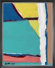 Finelli Original Art 11x14 PAINTING ABSTRACT EXPRESSIONISM Painting ARTWORK G3A