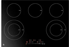 Sunmaki 30 in. 5 Elements Ceramic Electric Cooktop in Black w/16 Heating Level