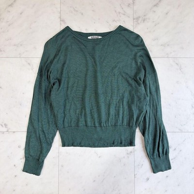 AURALEE Silk Knit Pullover Cocoon Shape Used