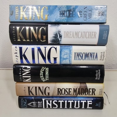 Stephen King Horror Book Bundle 5 Hardback 1 Paperback Needful Things Insomnia