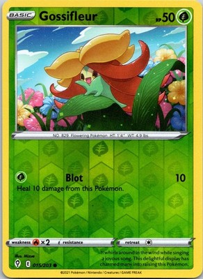 Gossifleur - 015/203 Evolving Skies - Pokemon Reverse Holo NM/M