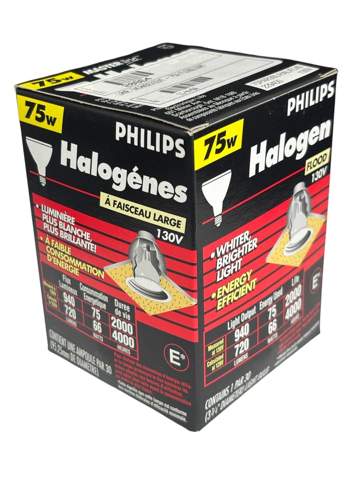 Philips 229450  Halogen Flood 75w 130V PAR30 New