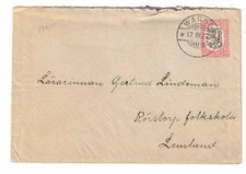 1922 Wardo Finland Cover to Lemland Aland Island