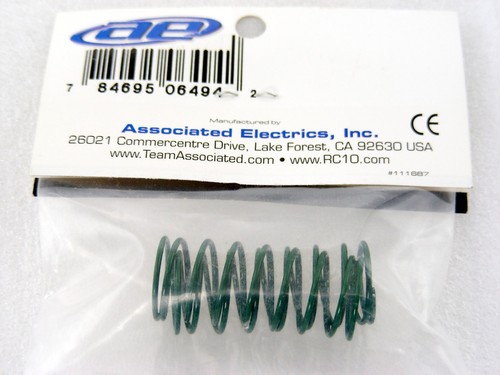 Team Associated RC10 Brian Kinwald Green 3.50lb Front Springs for Buggy RARE NEW - Picture 2 of 2