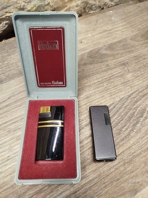Vintage Hadson Feuerzeug mit OVP + ''Kneipe'' Vintage Lighter 