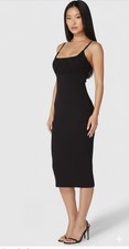 Bebe Sequin Embellished Body-Con Midi Dress Size M