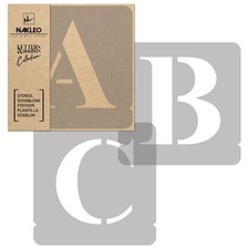 painting stencils // LETTERS  NUMBERS // 5 cm // TIMES ROMAN CAPITAL // Set 42