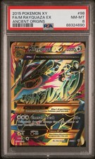 Pokémon TCG M Rayquaza EX Ancient Origins Full Art Card 98/98 PSA 8