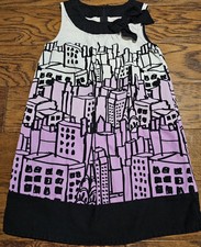 Girls Size 6 Gymboree Posh  Playful Dress Purple Ombre EUC 