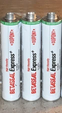 3 Pack Dupont Betaseal Express+ HMNC Urethane Adhesives 60 MDAT (EXP. Apr.2026)