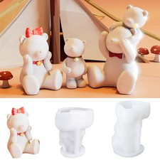 3D Bear Sturdy Silicone Mold Suitable for Handmade Resin and Gifts