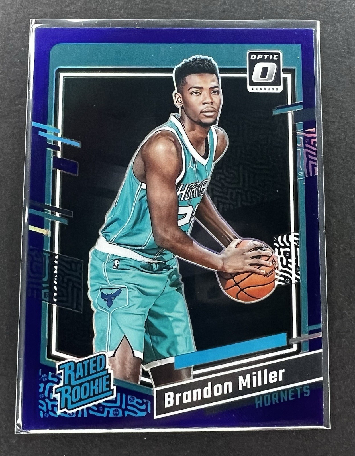 2023-24 Panini Donruss Optic - Rated Rookie Brandon Miller #219 Purple Prizm...