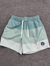 Chubbies Shorts Mens Small Green Swim Trunks Spotted 5.5 Inseam Lined Drawstring