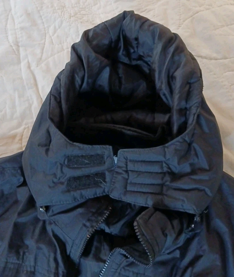 Haband's Ice House Parka Size 4XL Black Removable Hood Pockets - Image 4 of 4