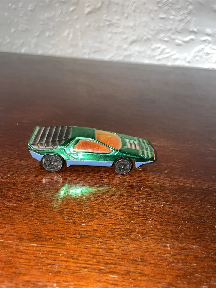 Vintage 1970's CORGI ROCKETS ALFA ROMEO "CARABO" BERTONE Metallic Green - Image 3 of 4