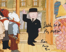 RARE Ray Brooks Mr Benn Hand Signed 10" x 8" Photo With As If By Magic Quote