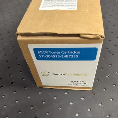Source Technologies MICR Toner Cartridge STI-204515-24B7335   New Sealed FREE SH