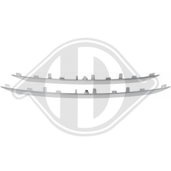 1X Zier /Schutzleistensatz KüHlergitter Diederichs 4227642 FüR Peugeot-image