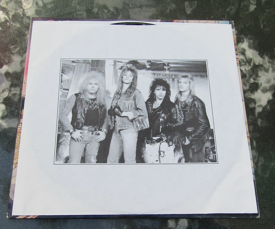 1988 CBS Records RIOT Thunder Steel LP Album #BFZ 44232 White Title Border PROMO - Image 2 of 4