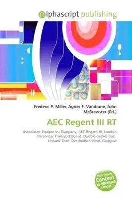Frederic P. Miller (u. a.) | AEC Regent III RT | Taschenbuch | Englisch (2026)