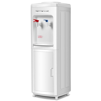 #ad #ad 5 Gallon Top Loading Hot amp; Cold Water Dispenser Cooler w Storage Cabinet $104.49