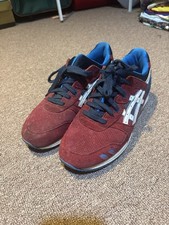 Red ASICS Gel Lyte 3 Size 9 Sneakers