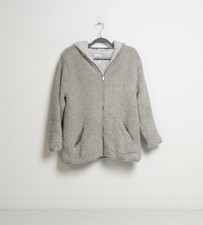 Zara Knitwear Outerwear Bucle Sweater Hoodie Jacket Sherpa Oversized 13-14 Girls