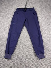 FIGS Scrub Jogger Pants Womens XS Petite Blue Technical Collection Cargo Nurse