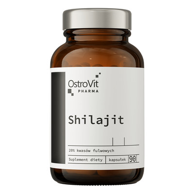 OstroVit Pharma Shilajit 90 Kapseln 20 Prozent Fulvosaeure Extrakt Labor EU Test