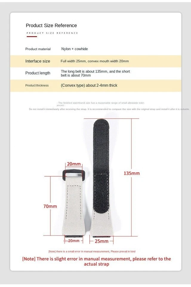 Pulseira de relógio de lona de náilon de substituição 25 mm compatível com Richard Mille RM011 RM53 - Imagem 3 de 4