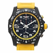 BREITLING Endurance Pro Chronograph X82310 Black Men's Used Watch #112211