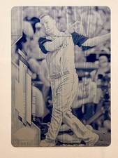 2020 Topps Update Todd Frazier #U-258 Cyan Printing Plate 1 of 1 Cincinnati Reds