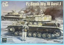 Border 1/35 BT-006 Pz.Beob.Wg. IV Ausf. J w/ Commander & Infantry Brand New Kit