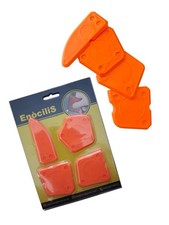 EnociliS Caulking Tool Kit 4 Pieces- Silicone sealant finishing Set Bathroom