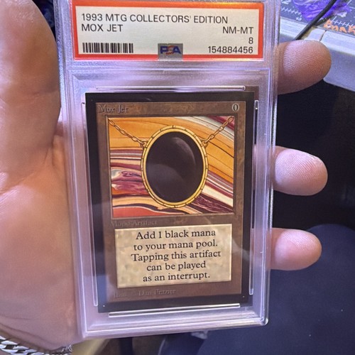 1993 MTG Collectors’ Edition Mox Jet PSA 8 NM/M MTG Power Nine Reserved List