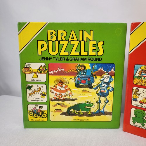 Usborne Brain Puzzles & Picture Puzzles 1980 Vintage Educational Book Bundle UK - Picture 2 of 14