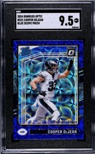 🏈2024 Donruss Optic #221 Cooper DeJean Blue Scope Prizm Rated Rookie🏈