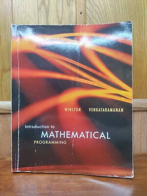 Introduction To Mathematical Programming W/ CD Winston Cengage Learning