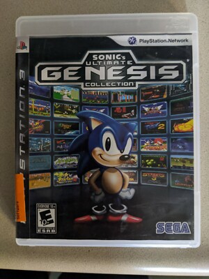 Sonic's Ultimate Genesis Collection PS3 Complete In Box (Playstation 3, 2009)