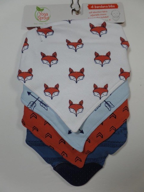 yoga sprout bandana bibs