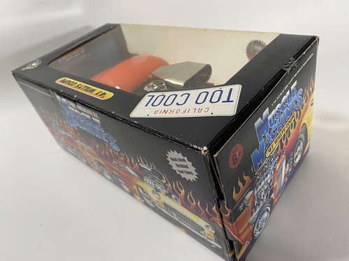 Muscle Machines '41 Willys Coupe 1/18 Scale Bright Orange Vintage NIB - Picture 8 of 13